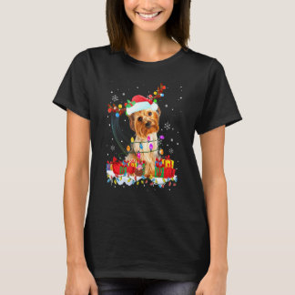 Yorkshire Terrier Rendier Kersthond T-shirt