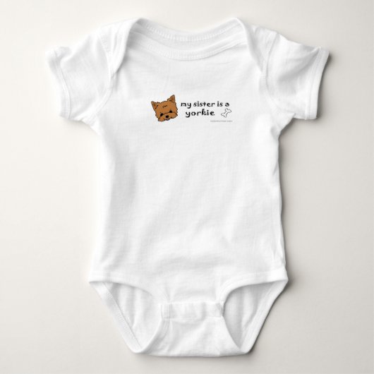 Yorkshire terriër romper (Voorkant)