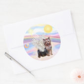 Yorkshire Terrier Ronde Sticker (Envelop)