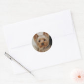 Yorkshire Terrier Ronde Sticker (Envelop)