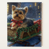 Yorkshire Terrier Saison de Noël festive (Dos)