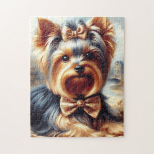  Yorkshire Terrier schilderij Legpuzzel