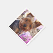 Yorkshire Terrier Servetten (Hoek)