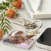 Yorkshire Terrier Sleutelhanger (Voorkant Rechts)