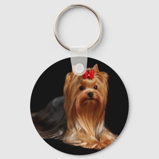 Yorkshire Terrier Sleutelhanger (Voorkant)