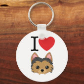 Yorkshire Terrier Sleutelhanger (Voorkant)