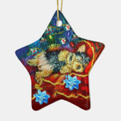 Yorkshire Terrier Star Ornament (Links)