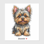 Yorkshire Terrier Sticker (Vel)