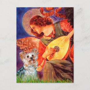 Yorkshire Terrier (T) - Mandoline Engel Briefkaart