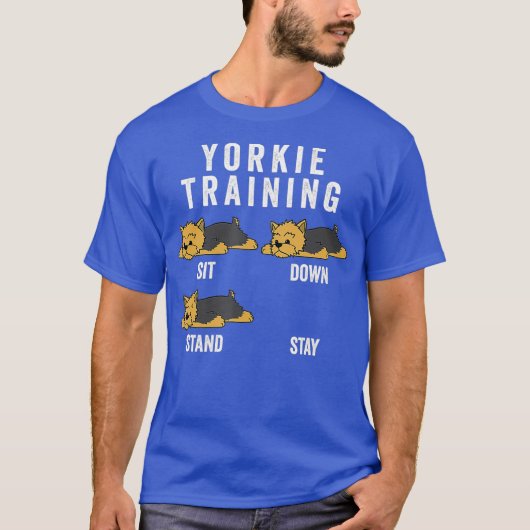 Yorkshire Terrier Trainingshond T-shirt (Voorkant)