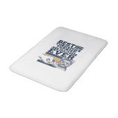 Yorkshire Terrier Vader Vuistbotsing Vintage Vecto Badmat (Gekanteld)