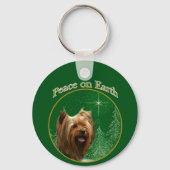 Yorkshire Terrier Vrede Sleutelhanger (Achterkant)