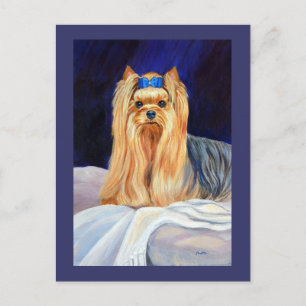 Yorkshire Terrier Wenskaart Briefkaart