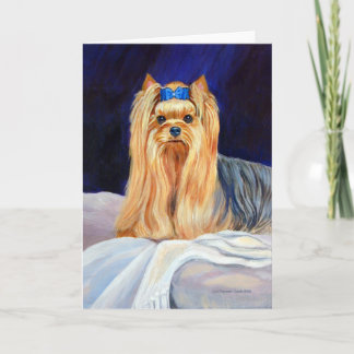 Yorkshire Terrier-Wenskaarten Kaart