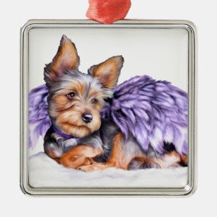 Yorkshire Terrier Yorkie Ange Ornement