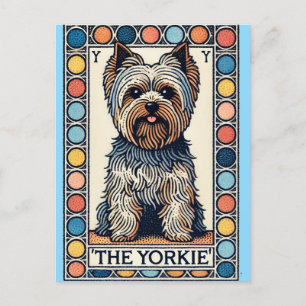 Yorkshire terrier Yorkie Feestdagenkaart