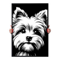 Yorkshire Terrier "Yorkie" Pop Art Chic Esthetiek