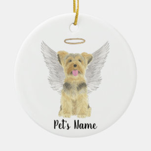 Yorkshire Terrier Yorkie Sympathie Herdenking Keramisch Ornament