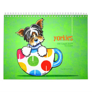 Yorkshire Terriers Off-Leash Art™ Vol 1 Kalender