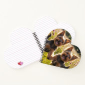 Yorkshire Terriers spelen in het gras Notitieboek (Binnen)