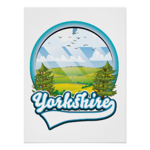 Yorkshire Travel-logo Perfect Poster