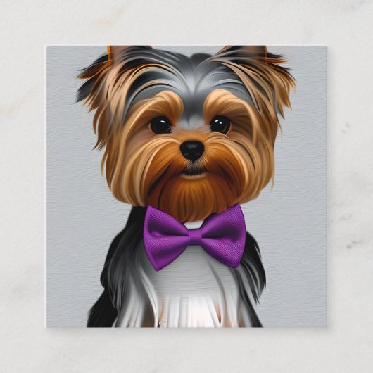 Yorkshire Vierkante Visitekaartje (Voorkant)