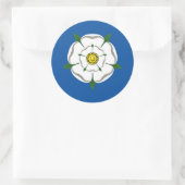 Yorkshire witte roos stickers (Tas)
