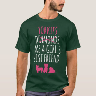 Yorkshireerriers zijn een meisjes beste vriendinne t-shirt