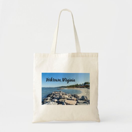 Yorktown Beach in Virginia Tote Bag (Voorkant)