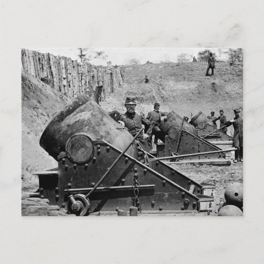 Yorktown Mortar Battery, 1860's Briefkaart (Voorkant)