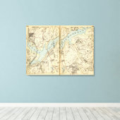 Yorktown, New York 3 Canvas Afdruk (Insitu (Houten vloer))