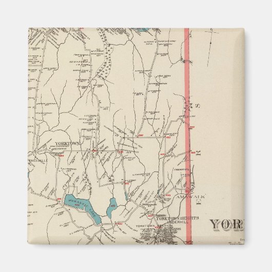 Yorktown NY Magneet (Voorkant)