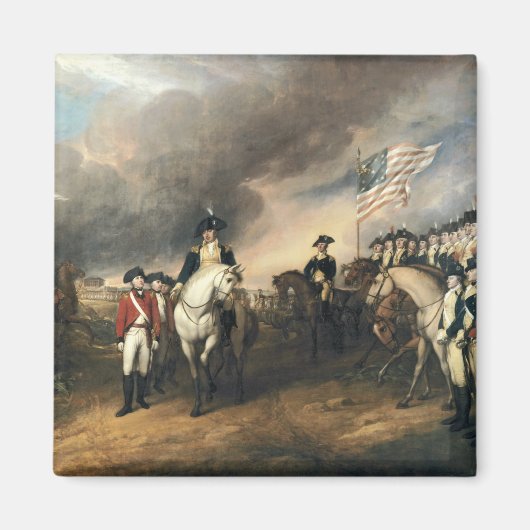 Yorktown Surrender door John Trumbull Magneet (Voorkant)