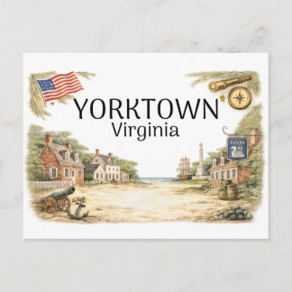 Yorktown Viriginia Briefkaart