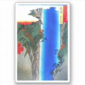 Yoro Waterfall in de provincie Mino Sticker (Voorkant)