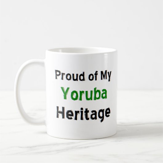 yoruba héritage café tasse (Gauche)