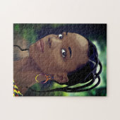 Yoruba Lady met traditionele hairstyle Legpuzzel (Horizontaal)
