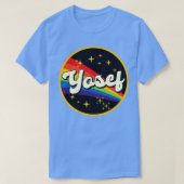 Yosef regenboog in ruimte stijl t-shirt (Design voorkant)
