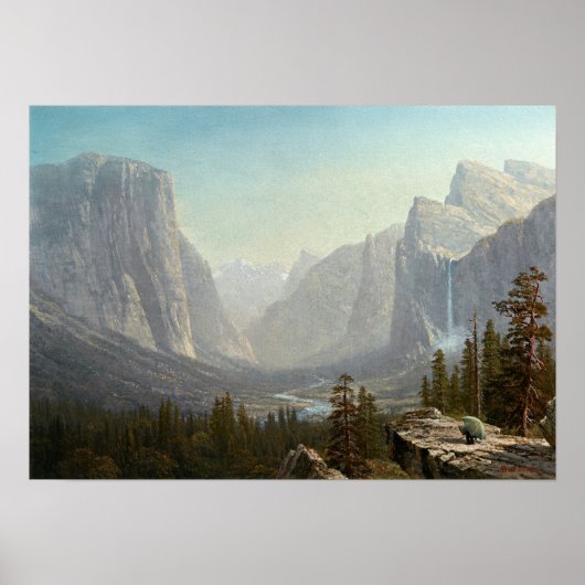 Yosemite (1875) - Affiche d'Albert Bierstadt (Devant)