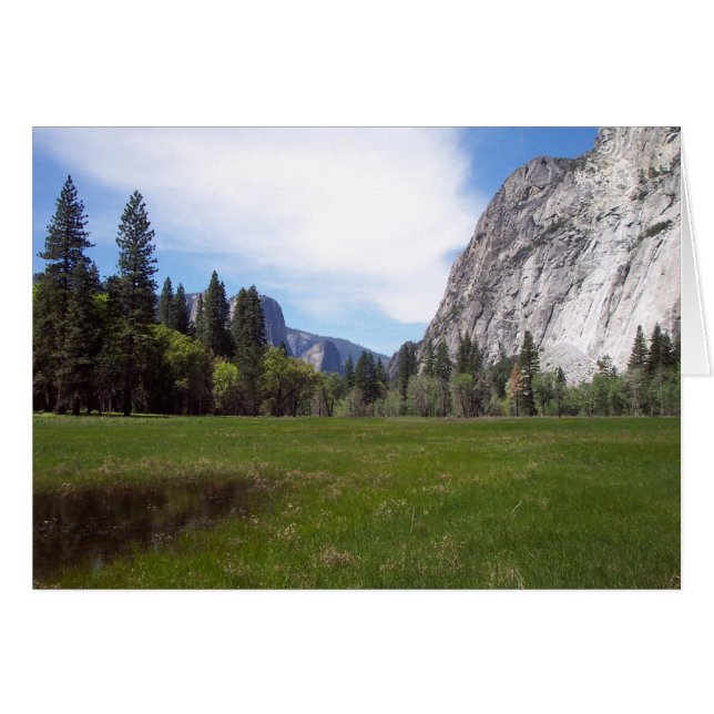Yosemite au printemps : Vue de prairie (Devant Horizontal)
