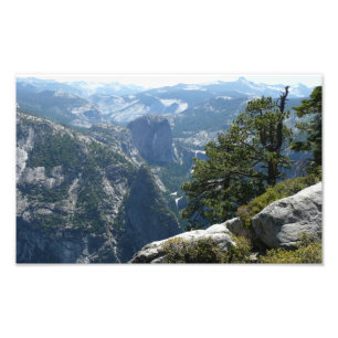 Yosemite bergzicht in Yosemite National Park Foto Afdruk