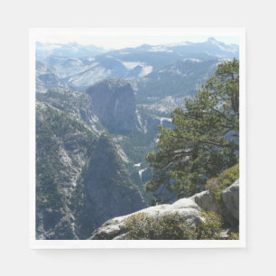 Yosemite bergzicht in Yosemite National Park Servetten