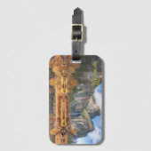 Yosemite Bridalveil Falls Reflection Bagagelabel (Voorkant (verticaal))