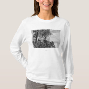 Yosemite, CA - The Ahwahnee Lodge en El Capitan T-shirt