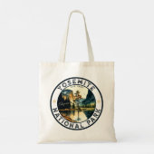 Yosemite California berg  waterverf Tote Bag (Achterkant)