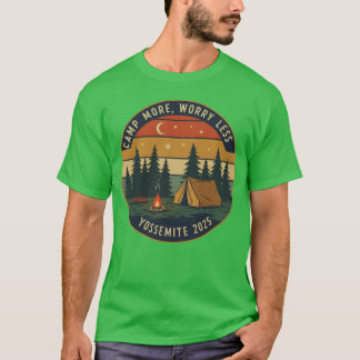 Yosemite Camping Avontuur Camp Meer 2025 meisje T-shirt