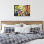 Yosemite Chapel Verpakt Canvas (Insitu (Slaapkamer))