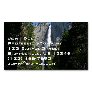 Yosemite Falls II vanuit Yosemite National Park Magnetisch Visitekaartje