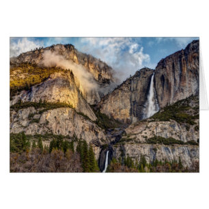 Yosemite Falls landschap, Californië