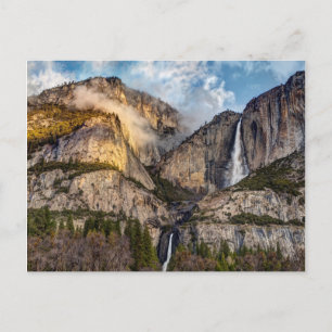 Yosemite Falls landschap, Californië Briefkaart